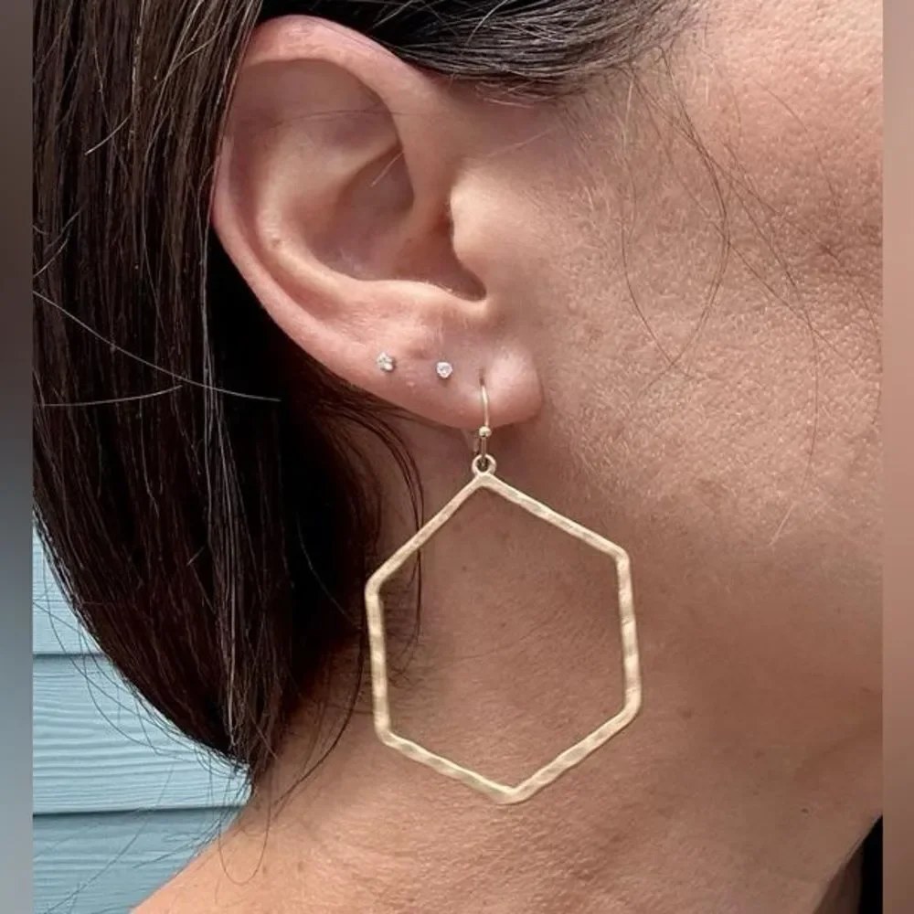 Geo dangle earrings M929